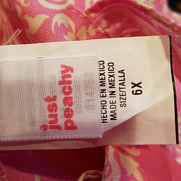 NWT Just Peachy Ruffles 2 pc Outfit 6X - Picture 5 of 5